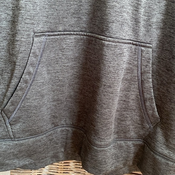 Underarmour Hoodie Sweatshirt reflective Branding Yellow activewear Sz S Unisex - Picture 4 of 8